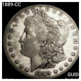 1889-CC Morgan Silver Dollar NEARLY UNCIRCULATED