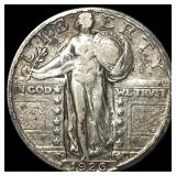 1926-S Silver Standing Liberty Quarter  LIGHTLY C