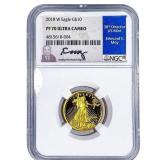 2018-W Gold $10 American Eagle 1/4oz NGC PF70 Ultr
