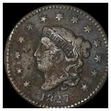1827 Coronet Head Large Cent LIGHTLY  CIRCULATED