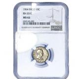 1964 Inco 10C NGC MS62
