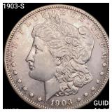 1903-S Morgan Silver Dollar CHOICE AU