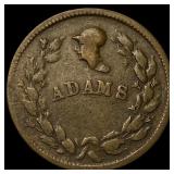 1863 Civil War Token - 'Adams' NEARLY  UNCIRCUL
