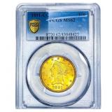 1891-CC $10 Gold Eagle PCGS MS62