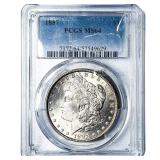 1887 Morgan Silver Dollar PCGS MS64