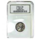 1950-D Jefferson Nickel NGC MS67