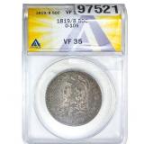 1819/8 Capped Bust Half Dollar ANACS VF35