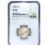 1952 Jefferson Nickel NGC PF68