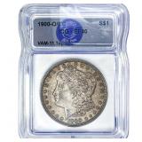 1900-O/CC Morgan Silver Dollar ICG EF40