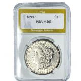 1899-S Morgan Silver Dollar PGA MS63