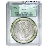 1882-O Morgan Silver Dollar PCGS MS64