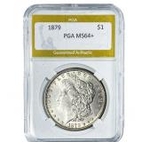 1879 Morgan Silver Dollar PGA MS64+
