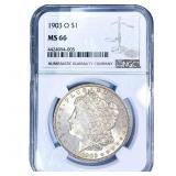 1903-O Morgan Silver Dollar NGC MS66