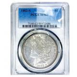 1882-S Morgan Silver Dollar PCGS MS63