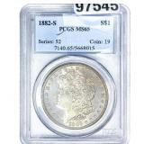 1882-S Morgan Silver Dollar PCGS MS65