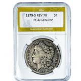 1879-S Rev 78 Morgan Silver Dollar PGA G