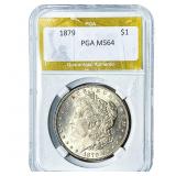 1879 Morgan Silver Dollar PGA MS64