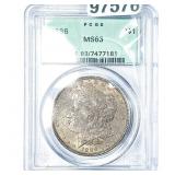 1886 Morgan Silver Dollar PCGS MS63