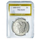 1900-O/CC Morgan Silver Dollar PGA AU53