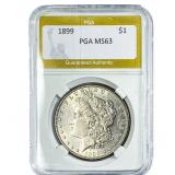1899 Morgan Silver Dollar PGA MS63