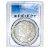 1880/9-S Morgan Silver Dollar PCGS MS64