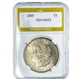 1889 Morgan Silver Dollar PGA MS63