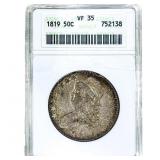 1819 Capped Bust Half Dollar ANACS VF35