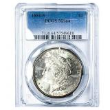 1881-S Morgan Silver Dollar PCGS MS64