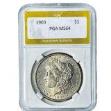 1903 Morgan Silver Dollar PGA MS64