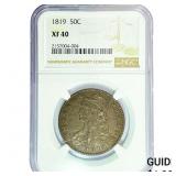 1819 Capped Bust Half Dollar NGC XF40
