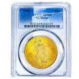 1908 $20 Gold Double Eagle PCGS MS64 No Motto