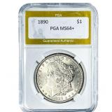 1890 Morgan Silver Dollar PGA MS64+