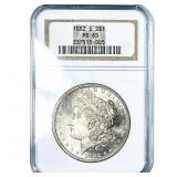 1882-S Morgan Silver Dollar NGC MS65