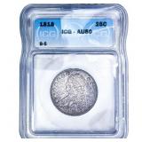 1818 Capped Bust Quarter ICG AU50
