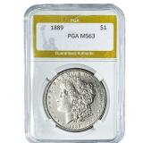 1889 Morgan Silver Dollar PGA MS63