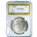 1903 Morgan Silver Dollar PGA MS65