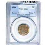 1914 Buffalo Nickel PCGS MS64
