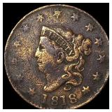 1818 Coronet Head Large Cent NICELY  CIRCULATED
