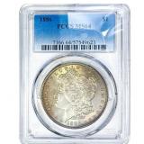 1886 Morgan Silver Dollar PCGS MS64