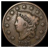 1827 Large Cent NICELY CIRCULATED