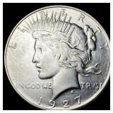 1927 Peace Silver Dollar CLOSELY UNCIRCULATED