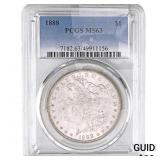 1888 Morgan Silver Dollar PCGS MS63