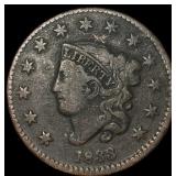 1833 Coronet Head Large Cent LIGHTLY CIRCULATED