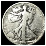 1921 Silver Walking Liberty Half Dollar NICELY CIR