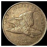 1858 Copper-Nickel Flying Eagle Cent CLOSELY UNCIR