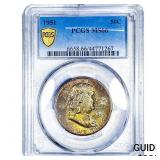 1951 Franklin Half Dollar PCGS MS66