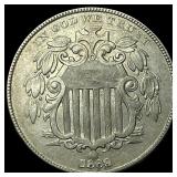1869 Shield Nickel UNCIRCULATED
