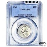 1941 Washington Silver Quarter PCGS PR64
