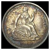 1862 Silver Seated Liberty Half Dime CHOICE  BU