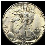 1946-D Silver Walking Liberty Half Dollar GEM  BU